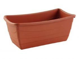 JARDINERA PLASTICO DALIA  CON PLATO 26cm       