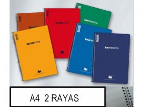 BLOC FOLIO  DOS RAYAS PAUTA 2,5mm 80 HOJAS TAPA DURA  SURTIDO A ELEGIR 1 (M10)60)�       