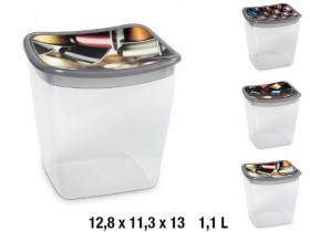 TARRO TOKIO CUADRADO CAPSULAS CAFE 1,1l  SURTIDO A ELEGIR 1 