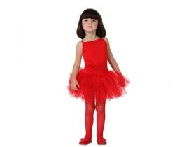 DISFRAZ BAILARINA ROJO TALLA 03-04 A�OS �     �