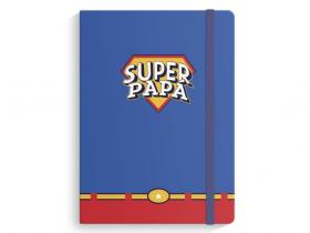 LIBRETA CON GOMA SUPER PAPA             