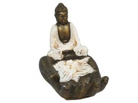 PORTA INCIENSO MANO 20cm CREMA              