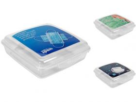 ESTUCHE MASCARILLAS CUADRADO PLANO 14,5cm  SURTIDO A ELEGIR 1 (15){ 