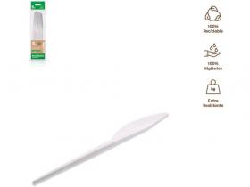 CUCHILLO BLANCO 16,5cm REUTILIZABLE 20 Unidades             