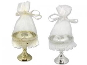 CALIZ COMUNION BOLSA ORGANZA 14x6cm  SURTIDO A ELEGIR 1 (12)   