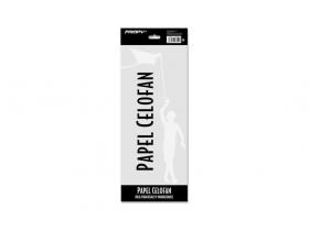 PAPEL CELOFAN 2 HOJAS TRANSPARENTE 100x60cm PAMPY      