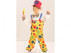 DISFRAZ PAYASO TOPOS TALLA 07-10 A�OS �        