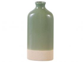 FLORERO CERAMICA 26x12x7cm VERDE        