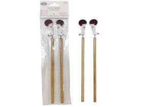 LAPIZ COMUNION BLISTER 2 Unidades NI�O BLANCO 23cm         