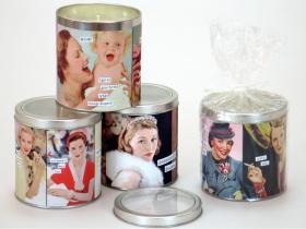 VELA VITANGE CAJA METAL 10x9,5  SURTIDO A ELEGIR 1 *10#* 