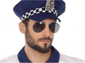 GAFAS CARNAVAL NEGRO POLICIA 5x14cm(6)  