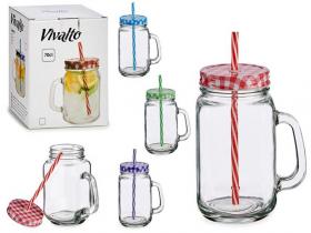 2024/06/02 TAZA JARRA CON PAJITA TAPA METAL 700ml  SURTIDO A ELEGIR 1