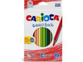 LAPIZ 36 COLORES CARIOCA(4){               5#8