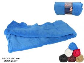 MANTA CORAL 220x180cm 220 Gramosr  SURTIDO A ELEGIR 1 {        
