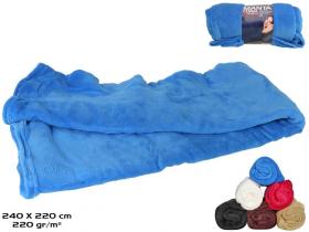 MANTA CORAL 240x220cm 220 Gramosr  SURTIDO A ELEGIR 1 {        