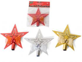 PUNTA ARBOL ESTRELLA 14cm  SURTIDO A ELEGIR 1 (12)       