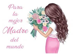 TARJETA 6,6x9cm MEJOR MADRE MUNDO(25)   