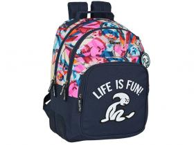 MOCHILA DOBLE ADAPTABLE CARRO NI�O LIFE FU 42x32x15cm�