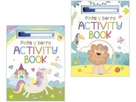 LIBRO PINTA Y BORRA ACTIVITY  SURTIDO A ELEGIR 1         