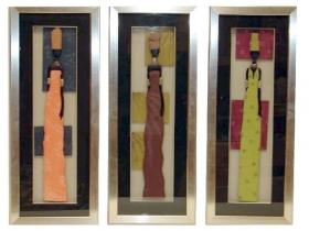 CUADRO AFRICANA 21x53cm CRISTAL  SURTIDO A ELEGIR 1 �       