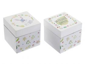 CAJA GUARDA DIENTES CONEJITO 7x7x7cm  SURTIDO A ELEGIR 1 