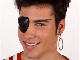 PARCHE Y PENDIENTE PIRATA BLISTER =691632={ 