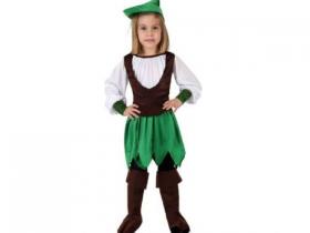 DISFRAZ NI�A DE LOS BOSQUES TALLA 07-09 A�OS { 