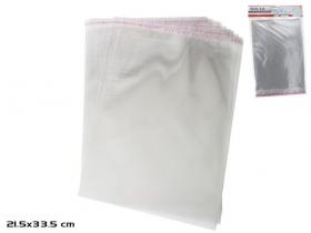 BOLSA CELOFAN ADHESIVO 20 Unidades 21,5x33,5cm    