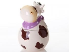 TARRO  CERAMICA VACA 15x22 LILA*10#*    