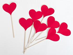 STICK SET 8 Unidades CORAZON                   