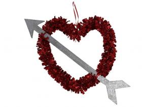 CORAZON FLECHA 45cm                     