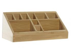 ORGANIZADOR BAMBU NATURAL 33x28x20cm    