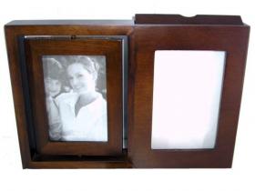 ALBUM PORTAFOTOS GIRATORIO MADERA 9x13cm*10#* 