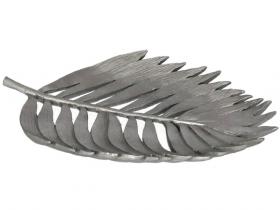 BANDEJA HOJA ATOM PLATEADA 28x19cm�     