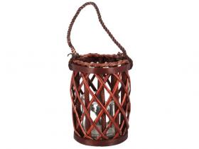 PORTA VELAS  CON VASO CAMBIL 20x12cm�           