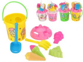 CUBO PLAYA SET HELADOS 8 PIEZAS 29cm  SURTIDO A ELEGIR 1 �    