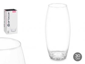 JARRON CRISTAL ABOMBADO 30cm               