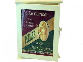 PORTALLAVES BLANCO 25cm PLEASE*10#*        