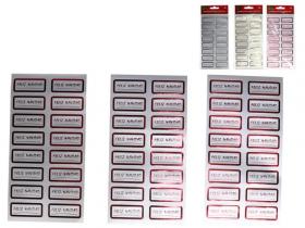 ETIQUETAS FELIZ NAVIDAD 48 Unidades  17x9cm  SURTIDO A ELEGIR 1 