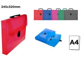 MALETIN PORTA DOCUMENTOS 32x24,5x3,5cm COLOR  SURTIDO A ELEGIR 1    