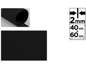 GOMA EVA 40x60cm 2mm NEGRA(12)