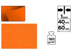 FIELTRO 40x60cm 1,5mm 180 Gramos NARANJA      