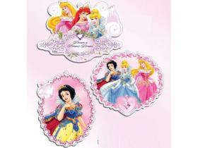 SILUETA PRINCESAS 3D 38x33cm  SURTIDO A ELEGIR 1 *10#*      