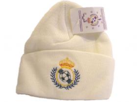 GORRO LANA BLANCO ESCUDO BORDADO*10#*   