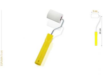 RODILLO ESPUMA 5cm VARILLA METALICA