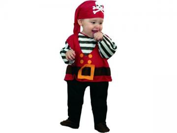 DISFRAZ PIRATA BEBE TALLA 07-12 MESES           