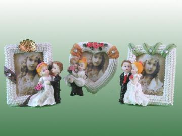 PORTAFOTOS RES NOVIOS 6x4cm  SURTIDO A ELEGIR 1 201357