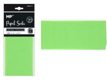 PAPEL SEDA 50X66cm 10 HOJAS 17 Gramos VERDE PISTACH