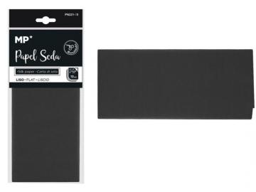 PAPEL SEDA 50x66cm 10 HOJAS 17 Gramos NEGRO        