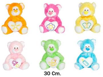 OSO COLORES CORAZON 30cm  SURTIDO A ELEGIR 1  